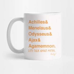 Greek "Heroes" of the Trojan War Mug